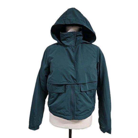 Lululemon Always Effortless Insulated Full Zip Hooded Jacket Green Jasper Size 2 - Picture 1 of 12